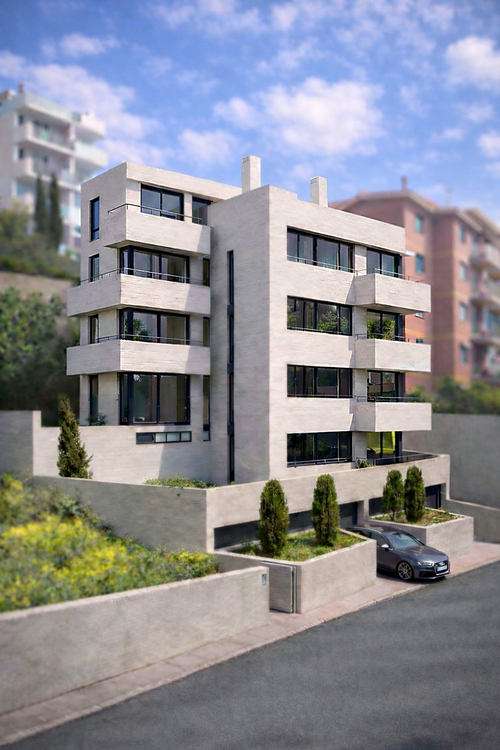 Recreación arquitectónica de SantGenís3